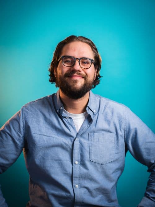 Sten Ouborg in his natural habitat